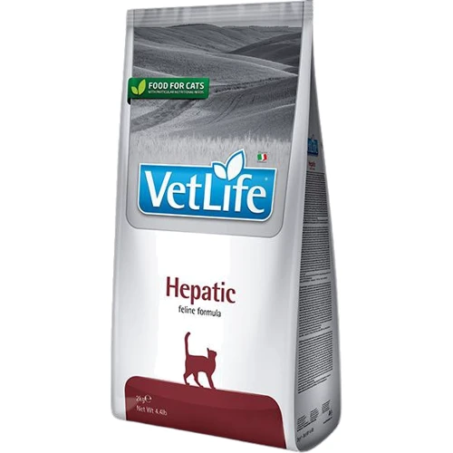 Сухой лечебный корм для кошек Farmina Vet Life Natural Diet Cat Hepatic диетическое питание при хронической печеночной недостаточности 400 г (160389)