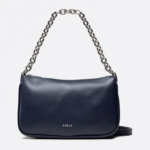 Женская сумка через плечо Furla Moon S Shoulder Bag черная (WB00356AX0733B1U00)