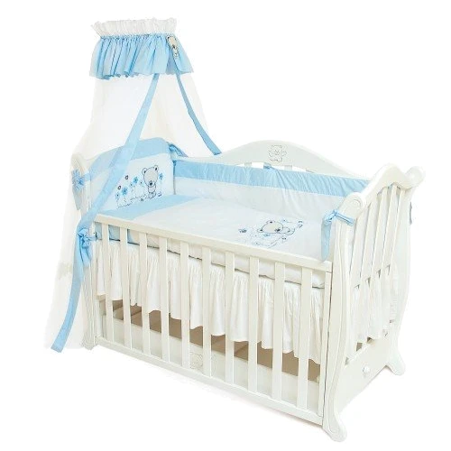 Постельный комплект 7 эл. Twins Evo Лето 4073-А-016, blue, голубой: Тип постельный комплект