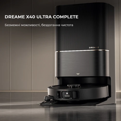 Робот-пилосос Xiaomi Dreame Bot X40 Ultra Complete Black (RLX63CE-2-Bl) фото 14