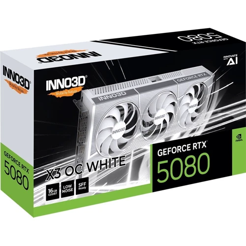 Відеокарта INNO3D GEFORCE 5080 X3 OC WHITE (N50803-16D7X-17605211)