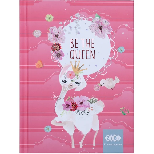 Блокнот ZiBi BE THE QUEEN, А-6, 64л., Кл., Кораловий (ZB.12713-27)