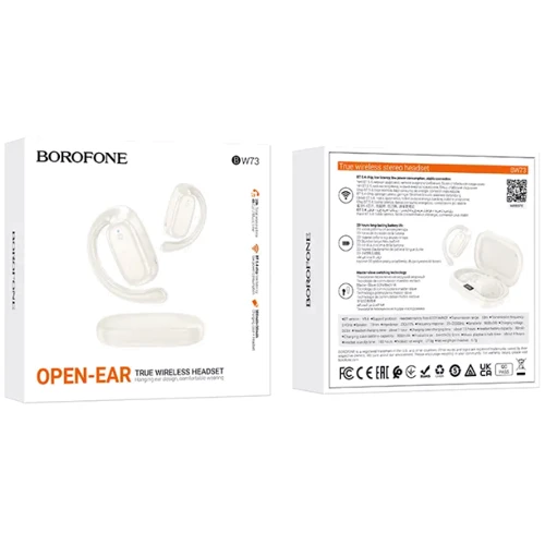 Наушники Borofone BW73 Lucky Milky White фото 5