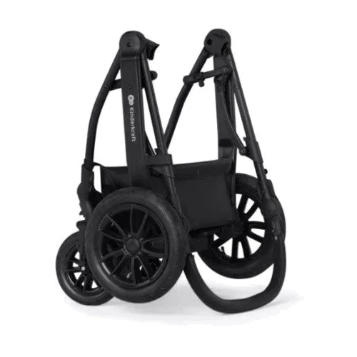 Універсальний візочок 3 в 1 Kinderkraft Xmoov CT Black (KSXMOV00BLK3000): Матеріал коліс гума