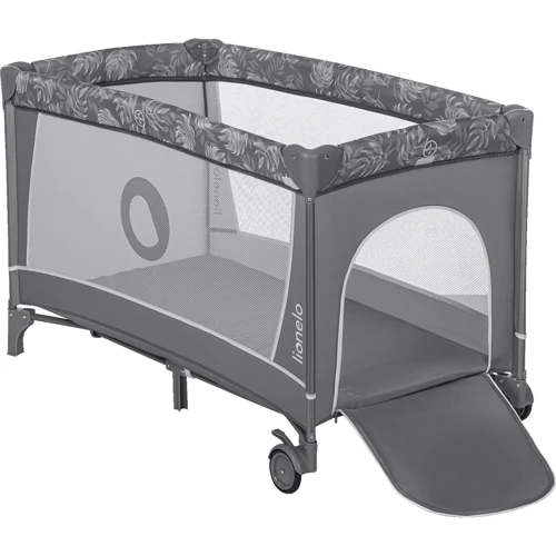 Манеж-ліжко Lionelo Flower Grey Stone: Колеса 2 колеса