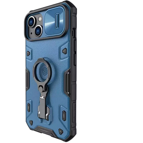 Чехол для iPhone Nillkin CamShield Armor Pro Blue for iPhone 14 Plus: Цвет синий