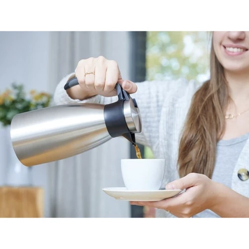 Термос Tefal Термокувшин Soft Grip 1.5 л чорный (K3043214)