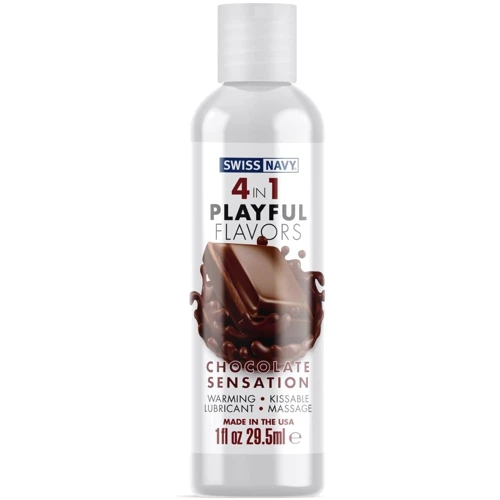 Лубрикант на водной основе Swiss Navy 4 in 1 Chocolate Sensation 29,5 мл