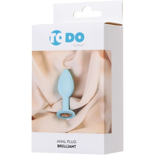 Анальная пробка с кристаллом ToDo by Toyfa Anal Plug Brilliant