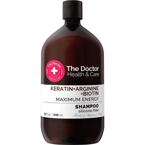 Домашний Доктор The Doctor Health&Care Keratin + Arginine + Biotin Шампунь максимальная сила 946 ml