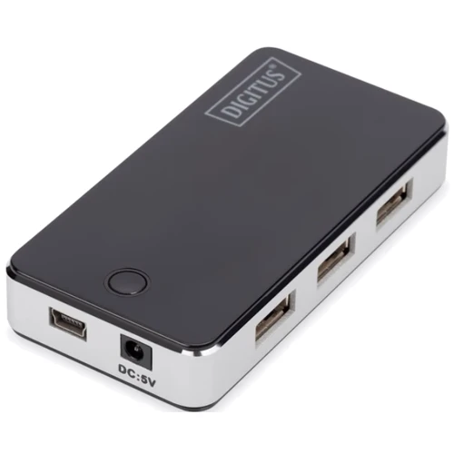 Адаптер Digitus Adapter USB to 7хUSB Black (DA-70222)