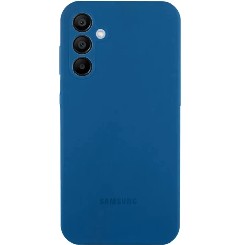 Чохол для телефона Lakshmi Premium Silicone Case з Logo Full Camera Denim Blue Samsung A366 Galaxy A36 5G