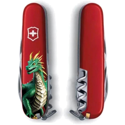 Мультитул Victorinox SPARTAN ZODIAC Зеленый дракон 1.3603.Z3340u (Vx13603_Z3340u) фото 6