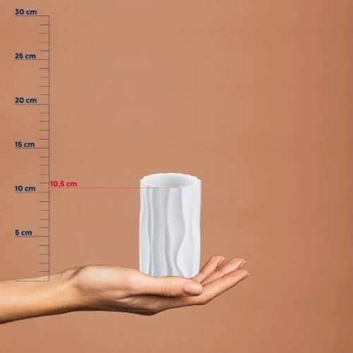 Склянка для зубних щіток KELA Merida біла 10.5х7 см (23761)