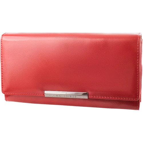 Женский кошелек Maledives красный (DNK-M-P28-21-red)