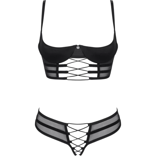 Комплект Obsessive Roxelia 2-pcs crotchless set XL/2XL