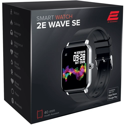Смарт-часы 2E Wave SE 40 mm Silver: Тип гаджета Взрослые смарт часы