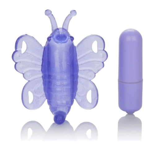 Вибратор клиторальный Micro Wireless Venus Butterfly, 8x2.5 см, фиолетовый