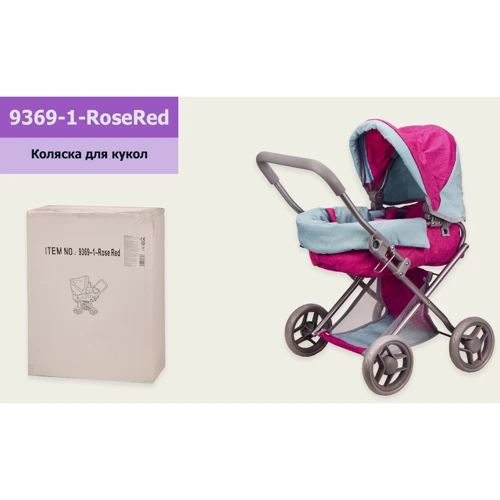 Коляска для кукол Melobo 9369-1 ROSE RED: Производитель DendiToys
