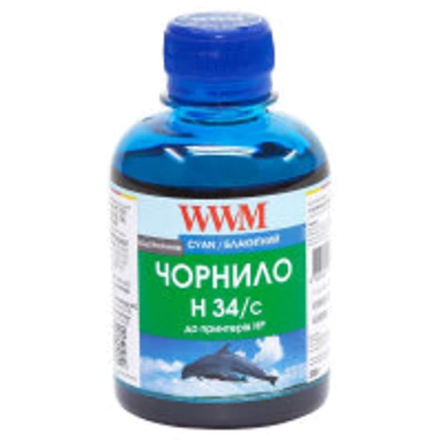 Чернила WWM HP № 22/134/136 (8766/9361) cyan (H34/C)