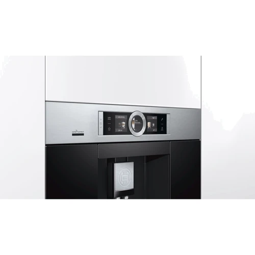 Встраиваемая кофеварка Bosch CTL636ES6: Функции Выбор объема порции, Контроль крепости кофе, Подача горячей воды