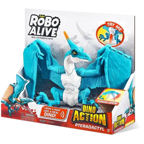 Интерактивная игрушка Pets & Robo Alive серии Dino Action - Птеродактиль (7173) фото 8