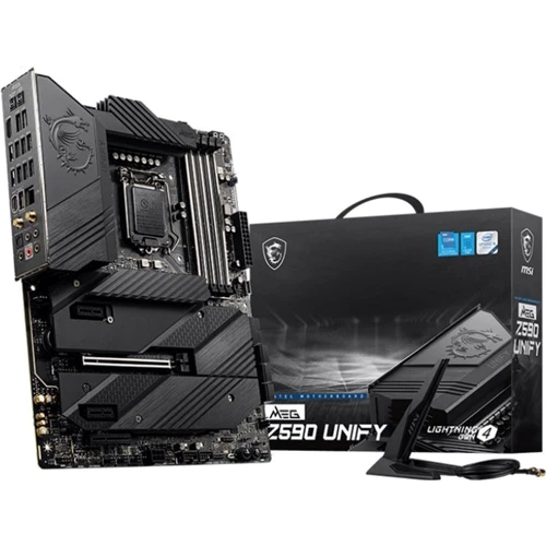 MSI MEG Z590 UNIFY: Дополнительно Поддержка UEFI, Поддержка RAID, Адаптер Wi-Fi