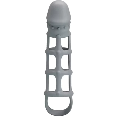Ажурная насадка LYBAILE Penis Sleeve With Ball Strap, BI-026234