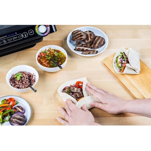 Электрогриль Tefal OptiGrill Smart GC730D: Размеры поверхности, см 30x20