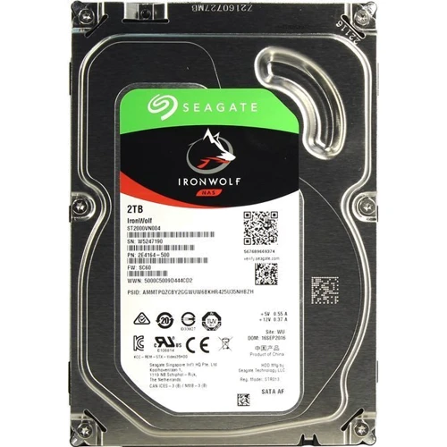 Внутренний жесткий диск Seagate IronWolf ST2000VN004