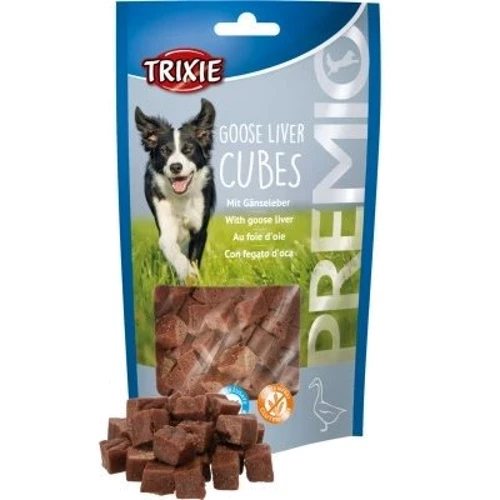 Лакомство для собак Trixie Премио Guse Liver Cubes с гусиной печенью 100 г (31867)