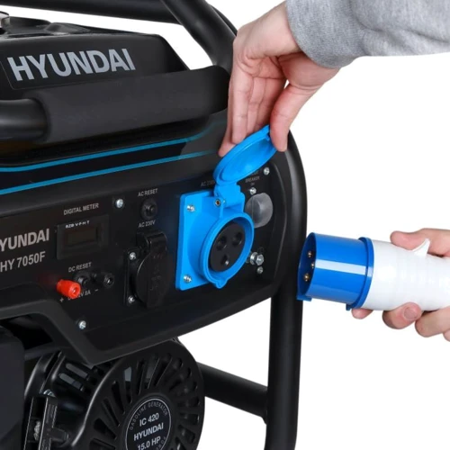 Бензиновый генератор Hyundai HHY (7050F): Тип запуска ручной стартер