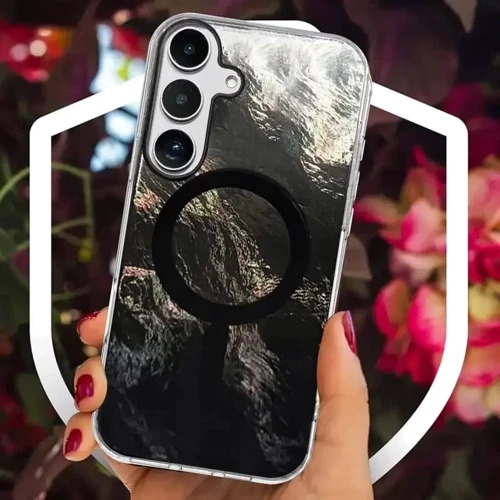 Чехол для телефонов Epik TPU Case Shiny Mountain MagFit Black for Samsung S711 Galaxy S23 FE