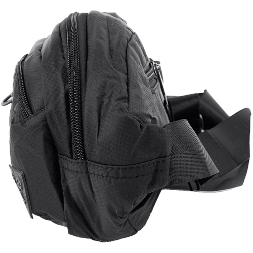 Мужская поясная сумка Spacetrek черная (VT-2850-black): Застежка Молния