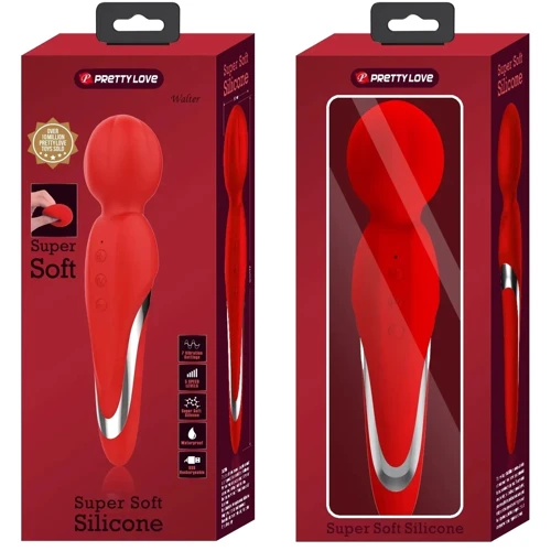 Вибромассажер LYBAILE Pretty Love Walter USB Red (BI-014622-2)