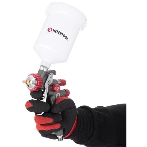 Краскопульт пневматический Intertool LVLP TEFLON профессиональный, форсунка - 1.3 мм (PT-0143): Вес, кг 1.07