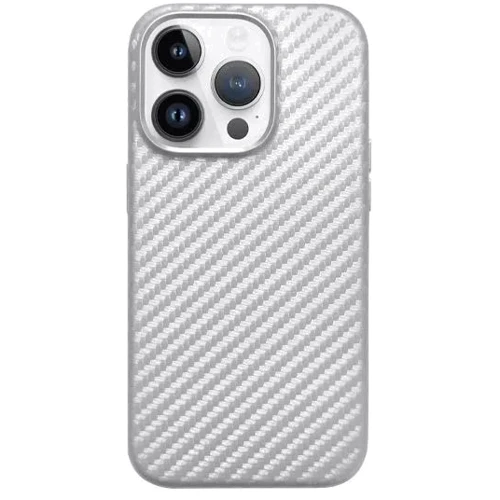 Чехол для iPhone K-DOO Mag Noble Collection Carbon Silver for iPhone 14 Pro