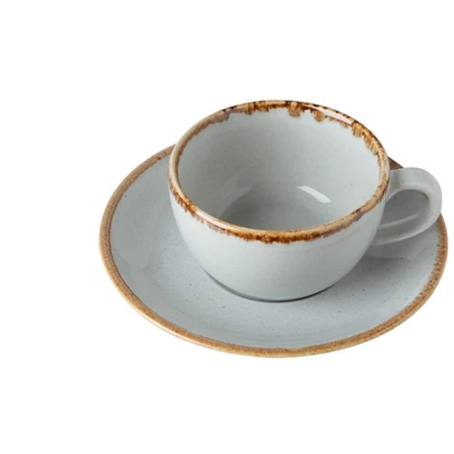 Чашка з блюдцем Porland Seasons Gray для чаю 200 мл 160 мм (213-222105.G): Тип Чашка c блюдцем для чая