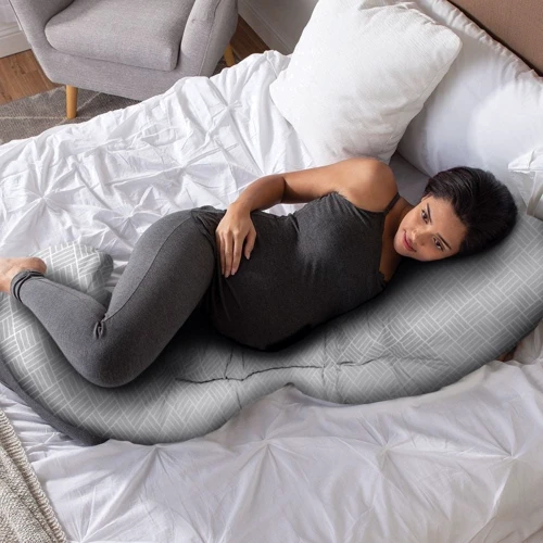 Подушка для беременных Chicco Boppy Total Body Pillow серая (79923.37) фото 5