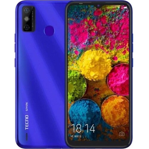 Смартфон Tecno Spark 6 Go (KE5) 2/32Gb Aqua Blue Approved Витринный образец