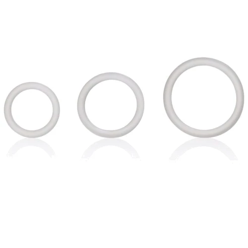 Ерекційні кільця Silicone Support Rings, білий