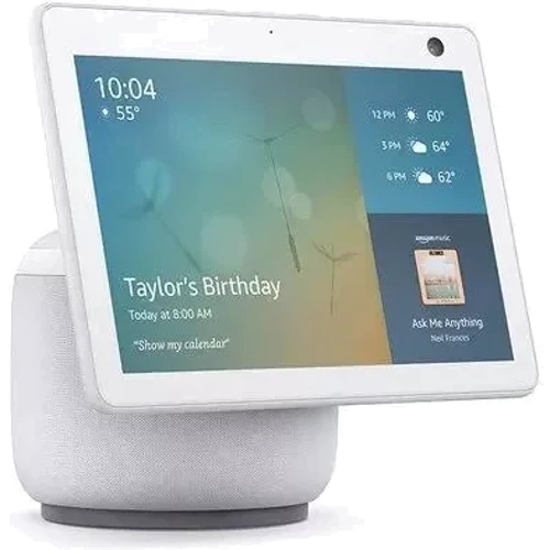 Акустика Amazon Echo Show 10 (3rd Generation) 10-inch Smart Display with Alexa - Glacier White (B082X1HRV5)