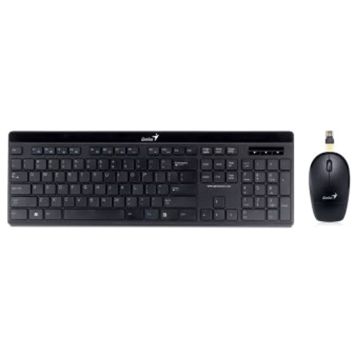 Комплект дротовий Genius SlimStar USB Black + мишка (31340042105)