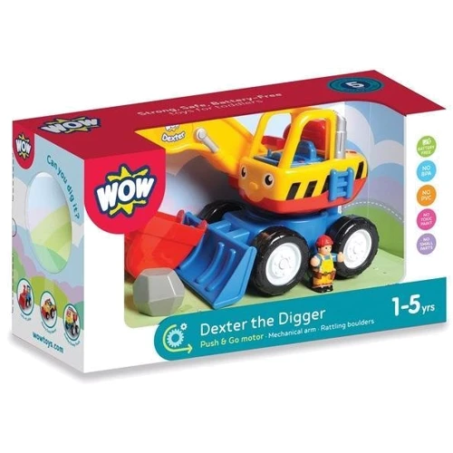 Игровой набор WOW Toys Dexter the Digger Экскаватор Декстер (01027): Пол Для мальчиков