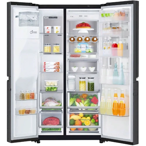 Холодильник Side-by-Side LG GSX961MCCZ: Размеры ВxШxГ, см 179х91.2х74