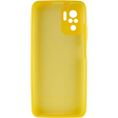 Чехол для телефонов Mobile Case Silicone Cover Shield Camera Yellow for Xiaomi Redmi Note 10 / Note 10s: Совместимость Xiaomi Redmi Note 10 / Note 10s
