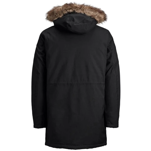 Парка Jack & Jones 77638127 46 черная зимняя с капюшоном: Вид Парки