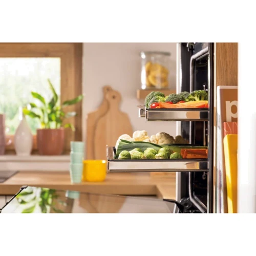 Духовой шкаф электрический Gorenje BOSX6737E09BG: Приготовление на пару нет