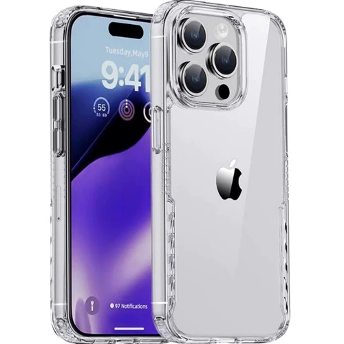 Чехол для iPhone Mobile Case TPU+PC Multi-Color Clear for iPhone 15 Pro Max