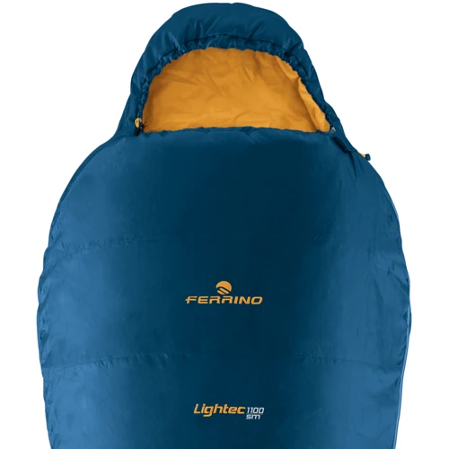 Спальный мешок Ferrino Lightec SM 1100/-3°C Blue/Yellow (Left): Верхняя температура комфорта +18 °C